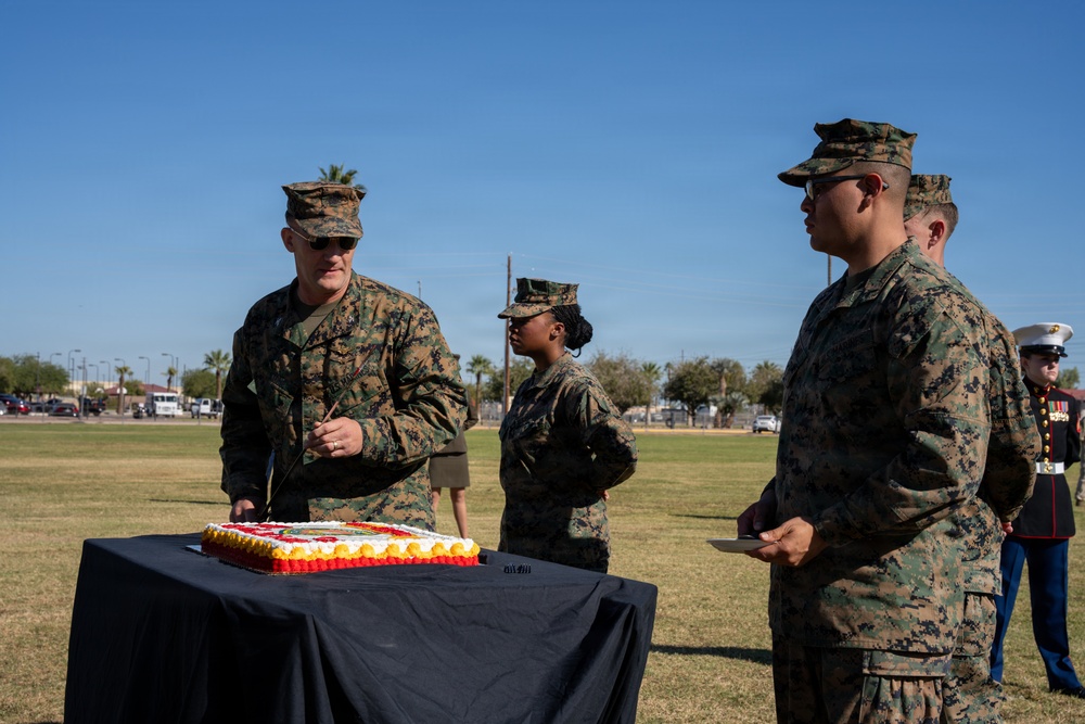 MCAS Yuma's 250th Birthday Cake Cutting Ceremony