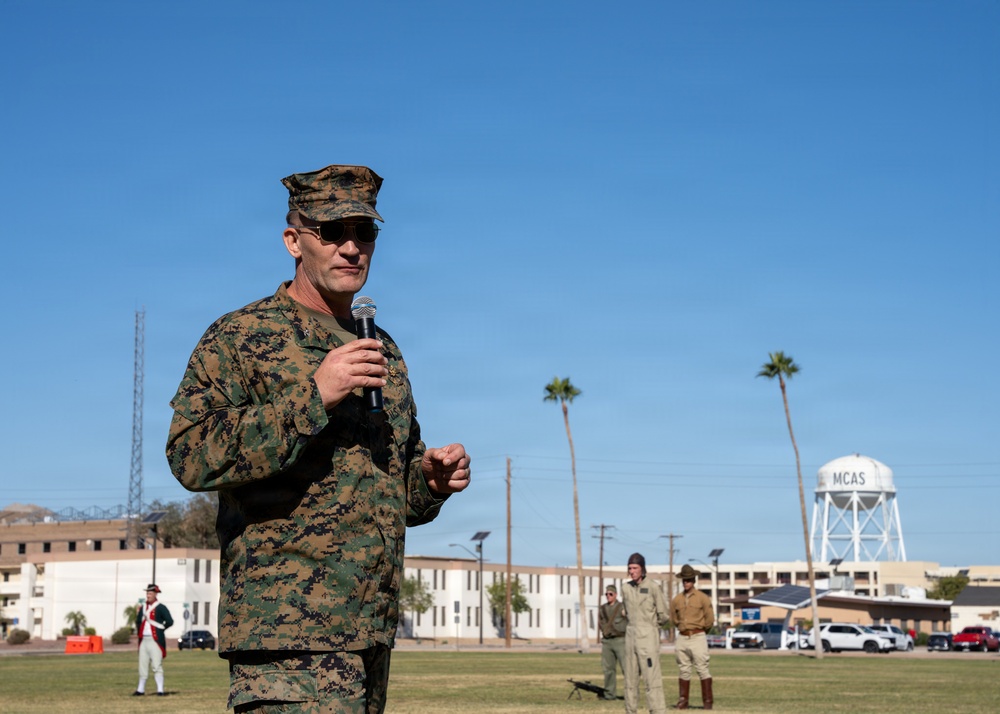 MCAS Yuma's 250th Birthday Cake Cutting Ceremony
