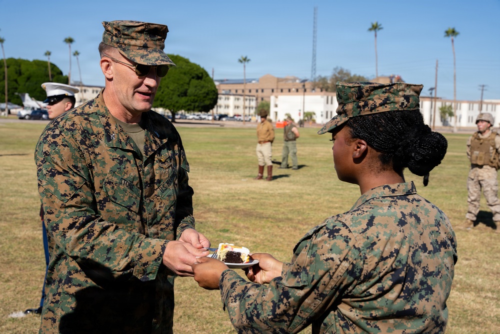 MCAS Yuma's 250th Birthday Cake Cutting Ceremony