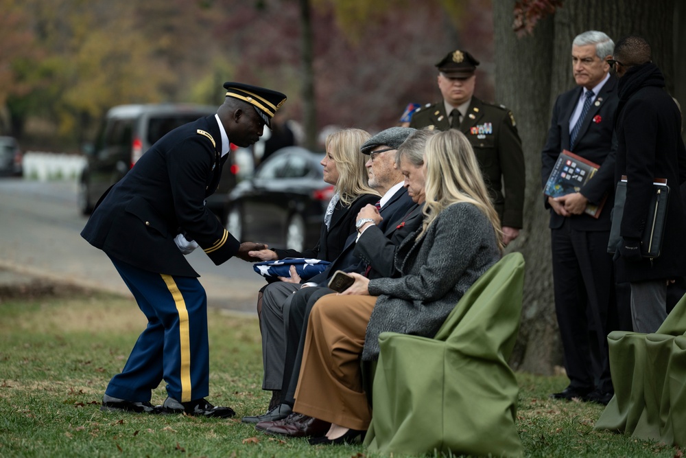 Full Military Funeral Honors with Escort were Conducted for U.S. Army Tech Sgt. Joseph Moore in Section 78