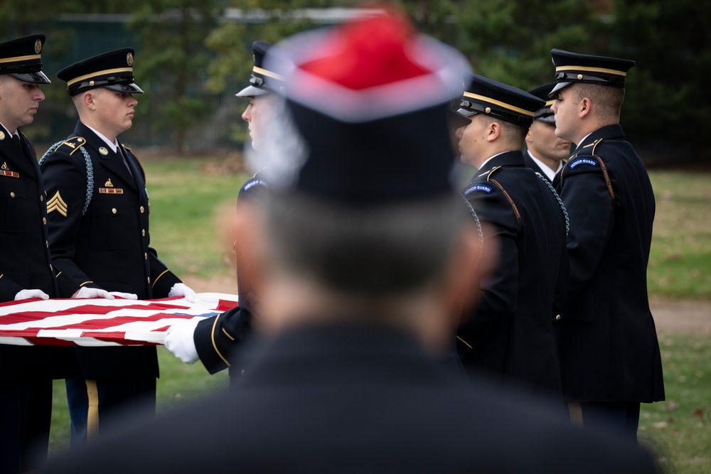 Full Military Funeral Honors with Escort were Conducted for U.S. Army Tech Sgt. Joseph Moore in Section 78