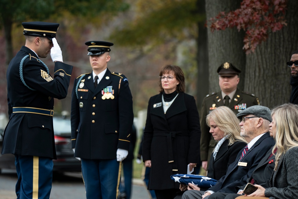 Full Military Funeral Honors with Escort were Conducted for U.S. Army Tech Sgt. Joseph Moore in Section 78