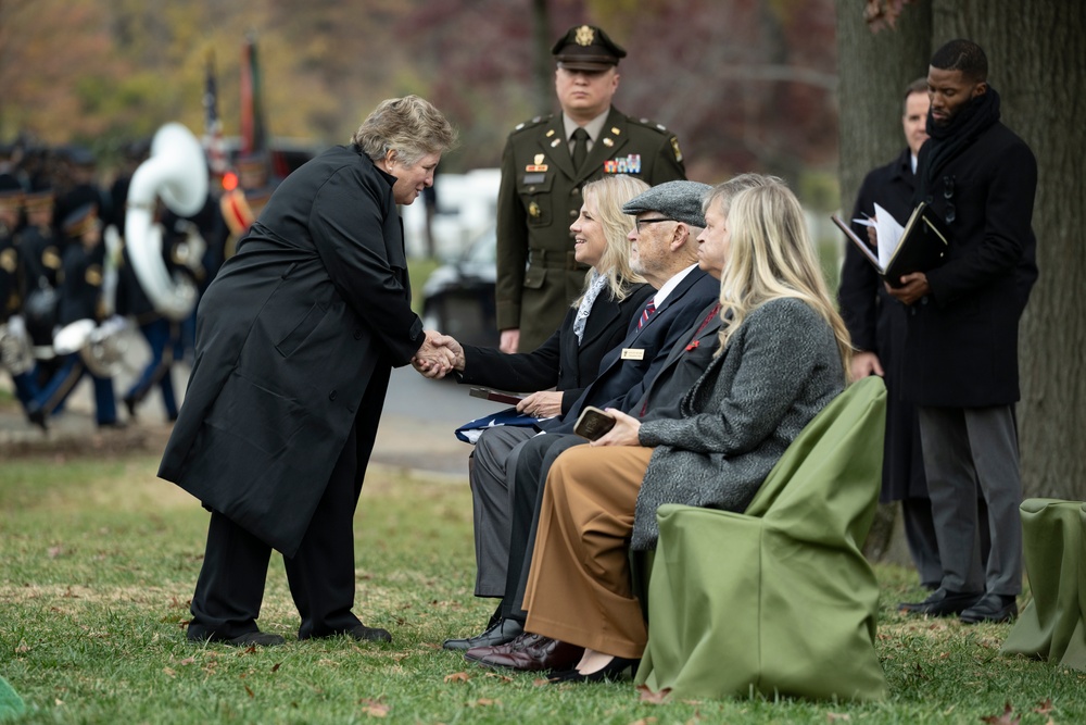 Full Military Funeral Honors with Escort were Conducted for U.S. Army Tech Sgt. Joseph Moore in Section 78