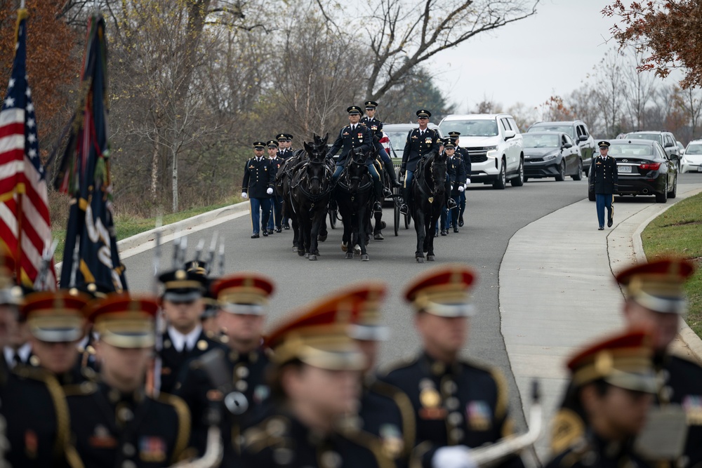 Full Military Funeral Honors with Escort were Conducted for U.S. Army Tech Sgt. Joseph Moore in Section 78