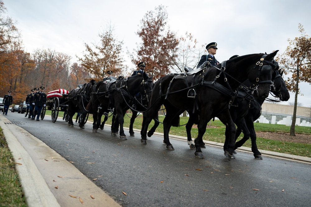 Full Military Funeral Honors with Escort were Conducted for U.S. Army Tech Sgt. Joseph Moore in Section 78