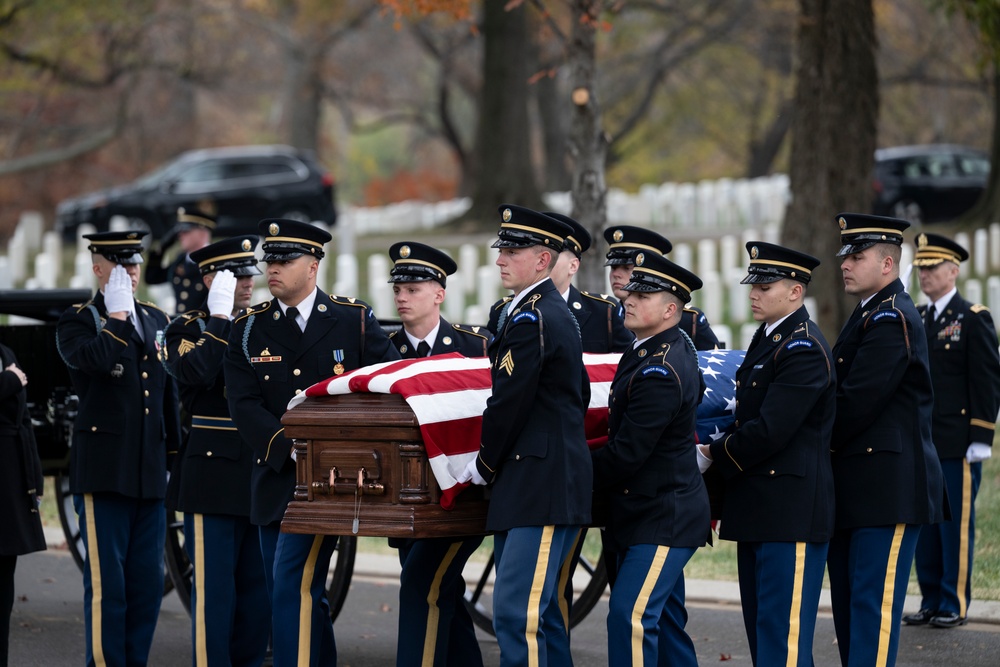 Full Military Funeral Honors with Escort were Conducted for U.S. Army Tech Sgt. Joseph Moore in Section 78