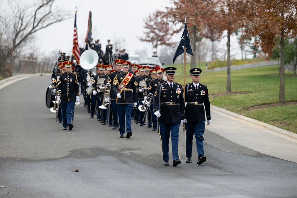 Full Military Funeral Honors with Escort were Conducted for U.S. Army Tech Sgt. Joseph Moore in Section 78