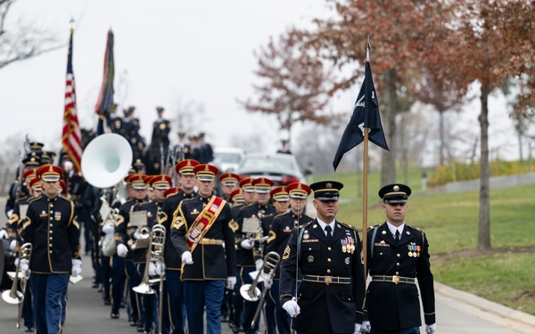 Full Military Funeral Honors with Escort were Conducted for U.S. Army Tech Sgt. Joseph Moore in Section 78