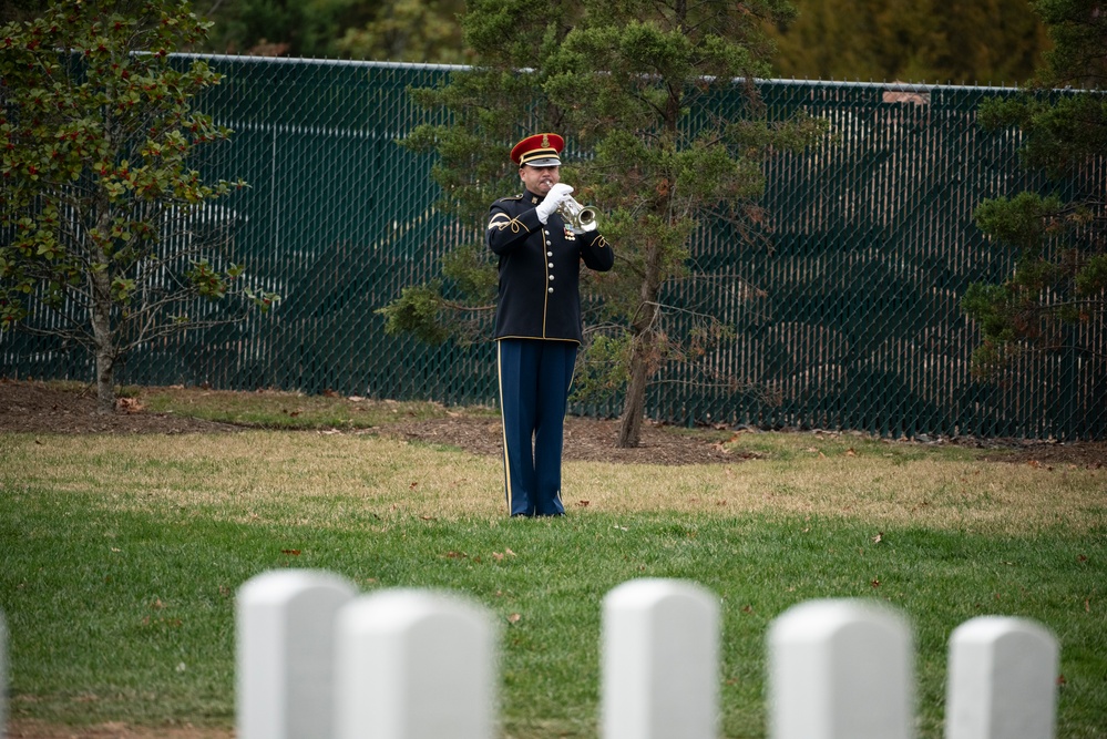 Full Military Funeral Honors with Escort were Conducted for U.S. Army Tech Sgt. Joseph Moore in Section 78