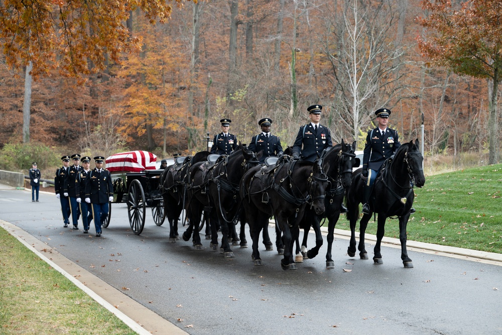 Full Military Funeral Honors with Escort were Conducted for U.S. Army Tech Sgt. Joseph Moore in Section 78