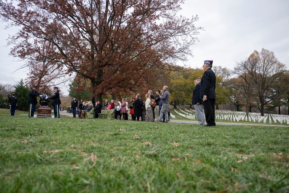 Full Military Funeral Honors with Escort were Conducted for U.S. Army Tech Sgt. Joseph Moore in Section 78