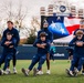 U.S. Marines with MAFCE challenge the George Washington University baseball team