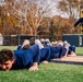 U.S. Marines with MAFCE challenge the George Washington University baseball team