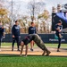 U.S. Marines with MAFCE challenge the George Washington University baseball team