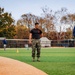 U.S. Marines with MAFCE challenge the George Washington University baseball team
