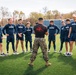 U.S. Marines with MAFCE challenge the George Washington University baseball team