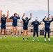 U.S. Marines with MAFCE challenge the George Washington University baseball team