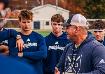 U.S. Marines with MAFCE challenge the George Washington University baseball team