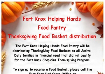 Fort Knox Red Cross offers multiple holiday assistance programs