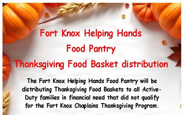 Fort Knox Red Cross offers multiple holiday assistance programs