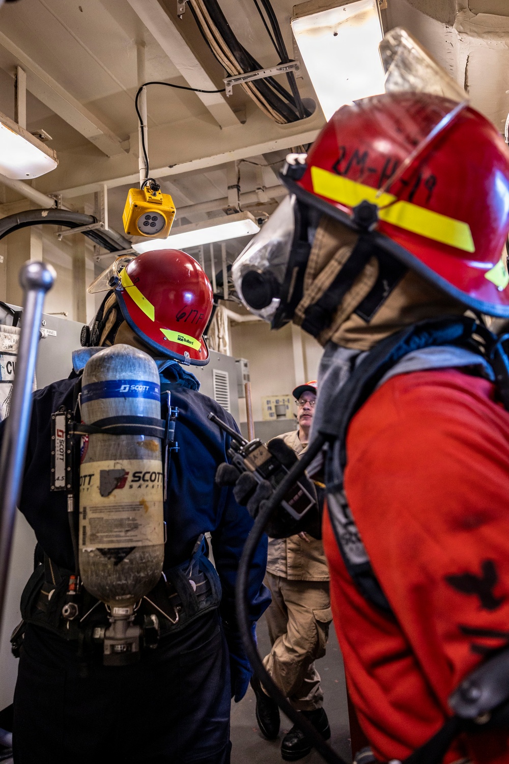 USS Iwo Jima Conducts Damage Control Training