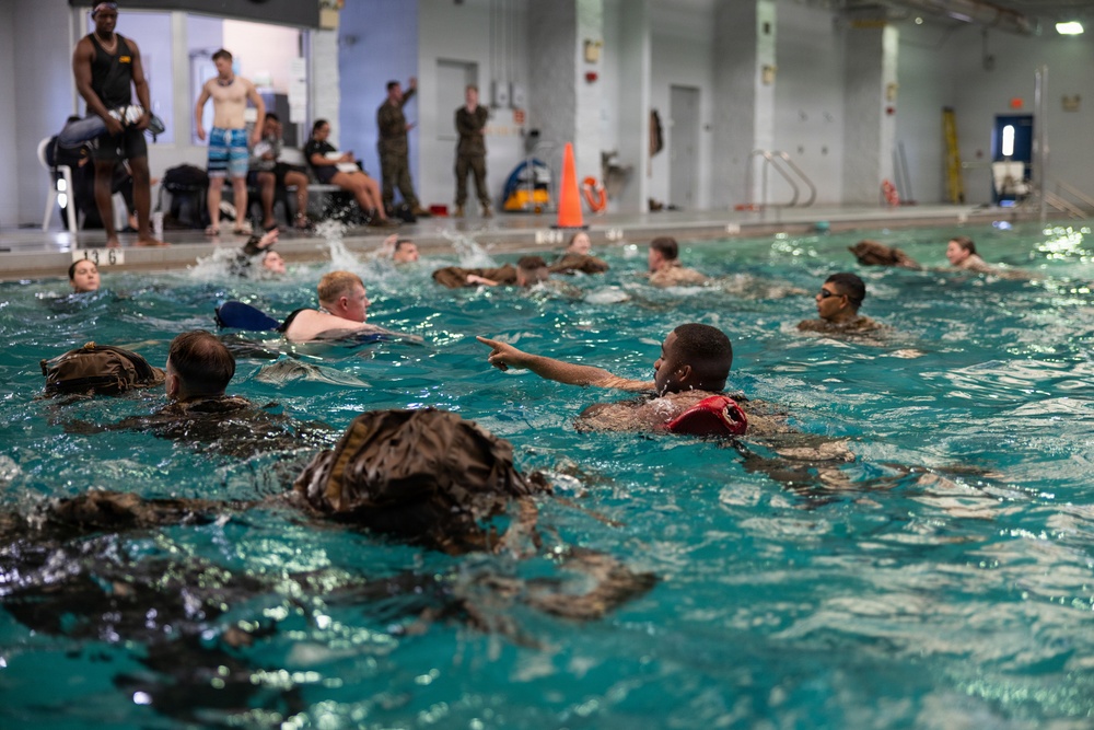 2nd Combat Readiness Regiment Water Survival Advanced Course