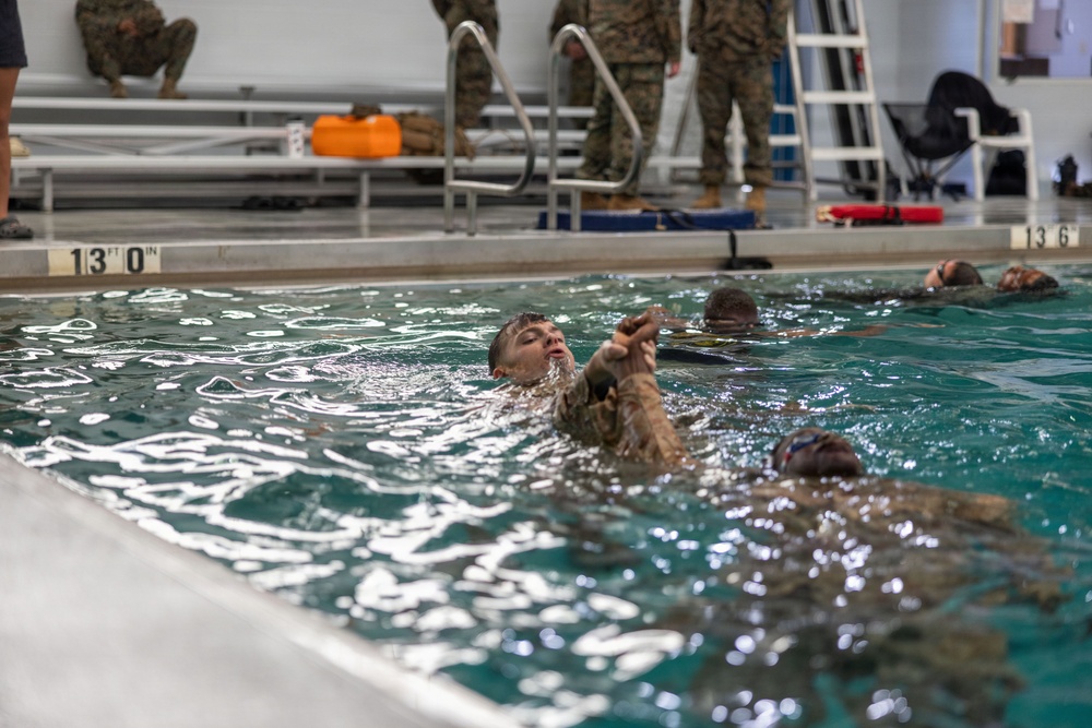 2nd Combat Readiness Regiment Water Survival Advanced Course