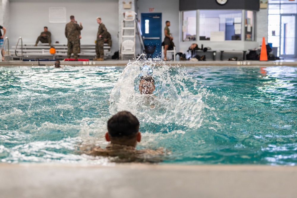 2nd Combat Readiness Regiment Water Survival Advanced Course