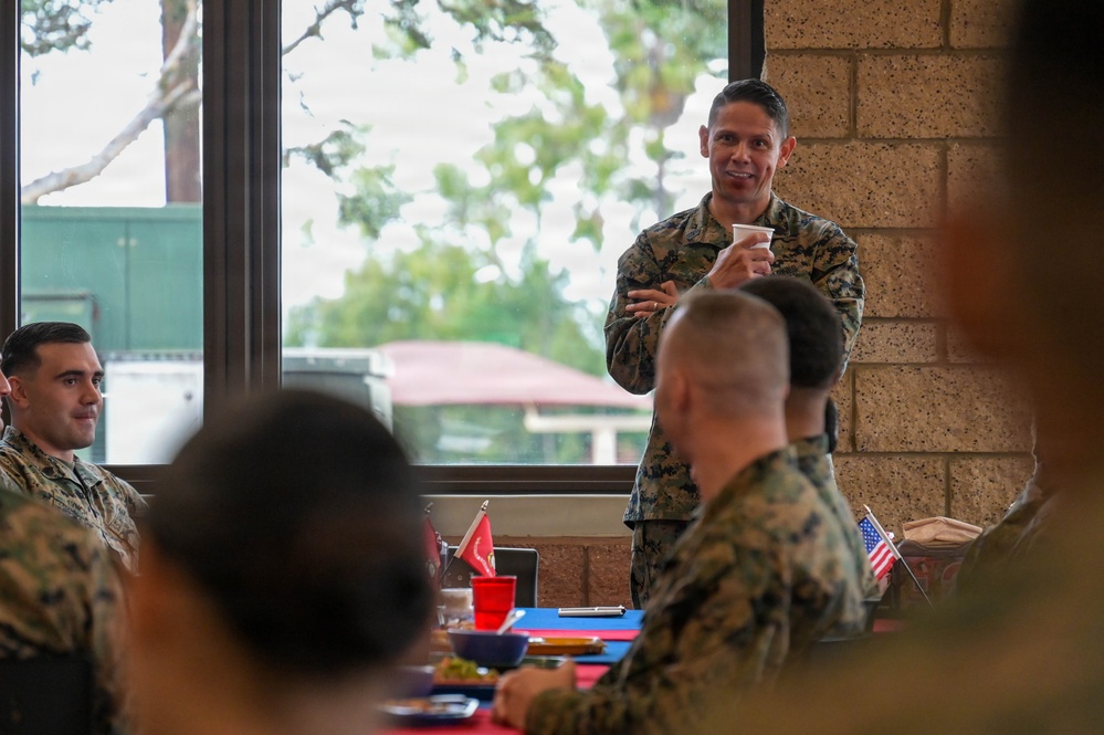 Sergeant Major of Marine Corps attends SNCO luncheon