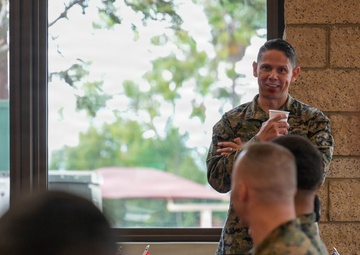 Sergeant Major of Marine Corps attends SNCO luncheon