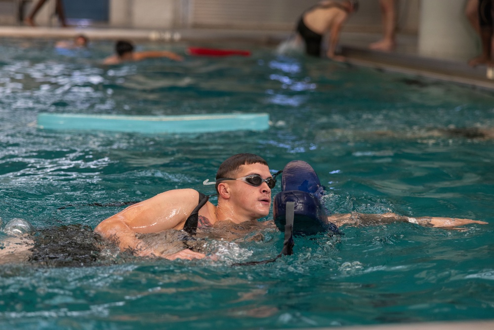 2nd Combat Readiness Regiment Water Survival Advanced Course