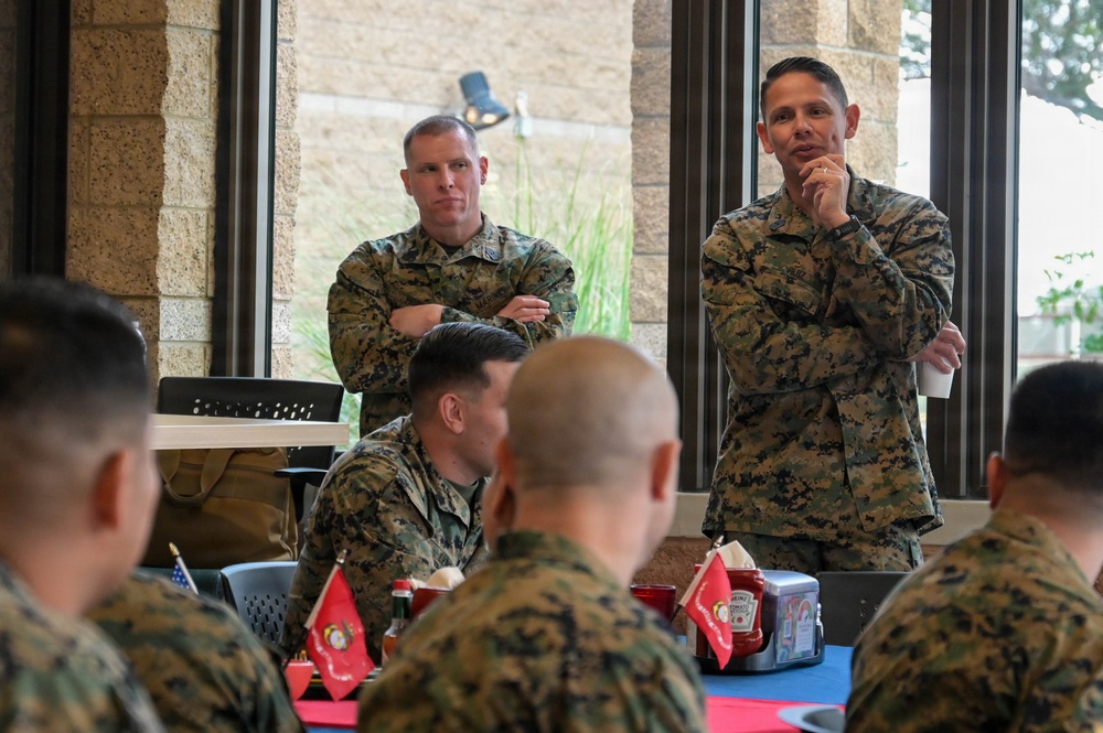 Sergeant Major of Marine Corps attends SNCO luncheon