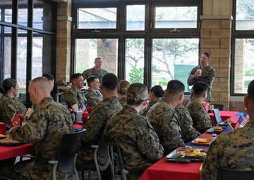 Sergeant Major of Marine Corps attends SNCO luncheon