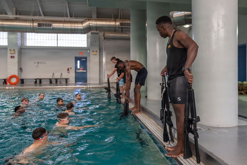 2nd Combat Readiness Regiment Water Survival Advanced Course