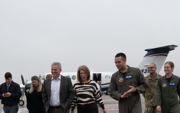 Gov. Stein Gets Up Close with Airmen and Aircraft at Seymour Johnson AFB