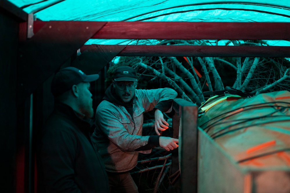 U.S. Capitol Christmas Tree visits Joint Base Andrews