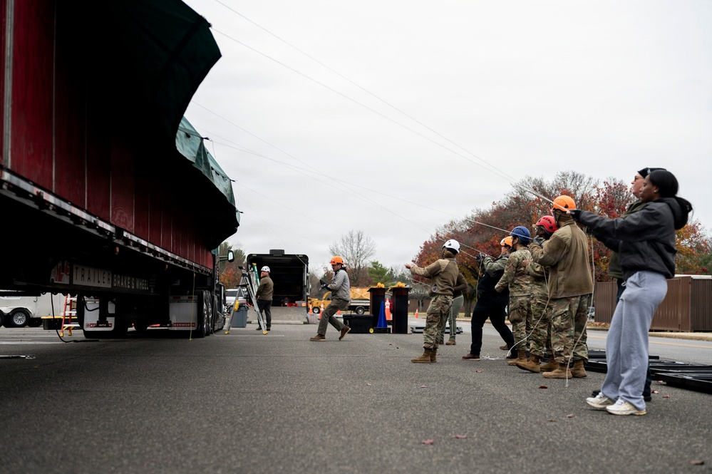U.S. Capitol Christmas Tree visits Joint Base Andrews