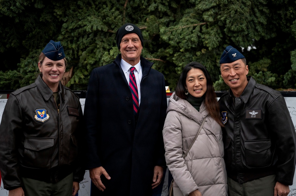U.S. Capitol Christmas Tree visits Joint Base Andrews