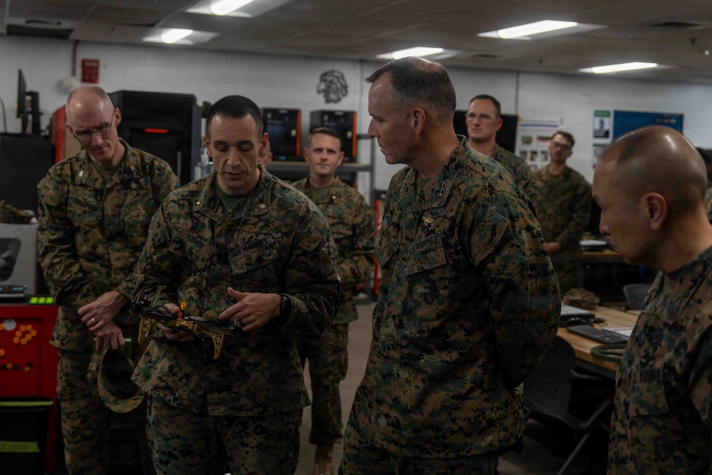 Combat Development and Integration Deputy Commandant Visits 2nd MLG and II MEF Innovation Campus