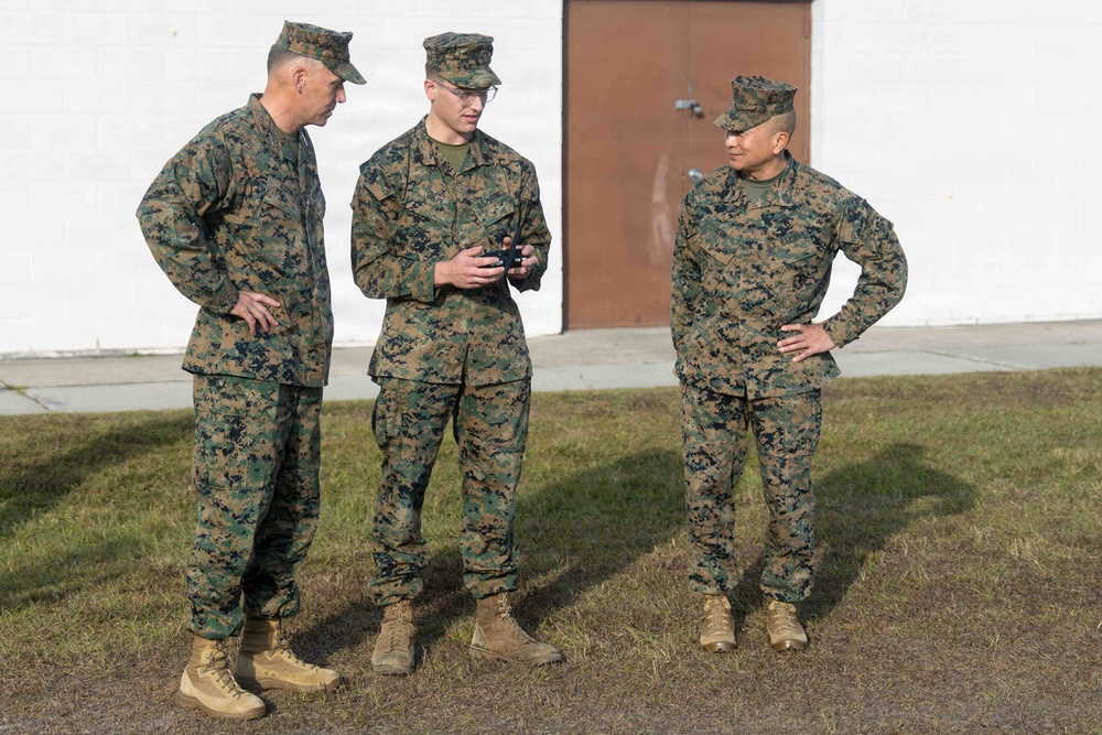 Combat Development and Integration Deputy Commandant Visits 2nd MLG and II MEF Innovation Campus