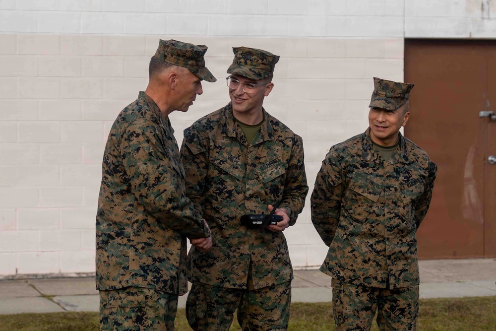 Combat Development and Integration Deputy Commandant Visits 2nd MLG and II MEF Innovation Campus