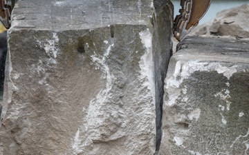 Vermilion Harbor East Pier Repairs Progress