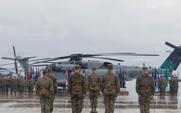 HMH-464 change of command ceremony