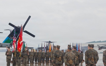 HMH-464 change of command ceremony