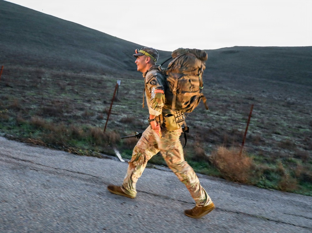 California FY 26 Best Warrior Competition - Unknown Distance Ruck March