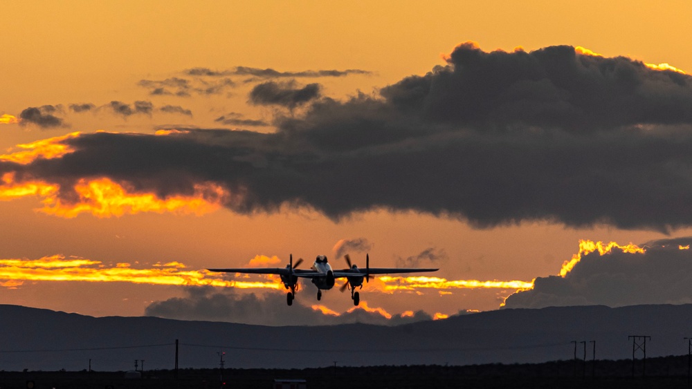 Air Force Test Pilot School students fly historic B-25 Mitchell