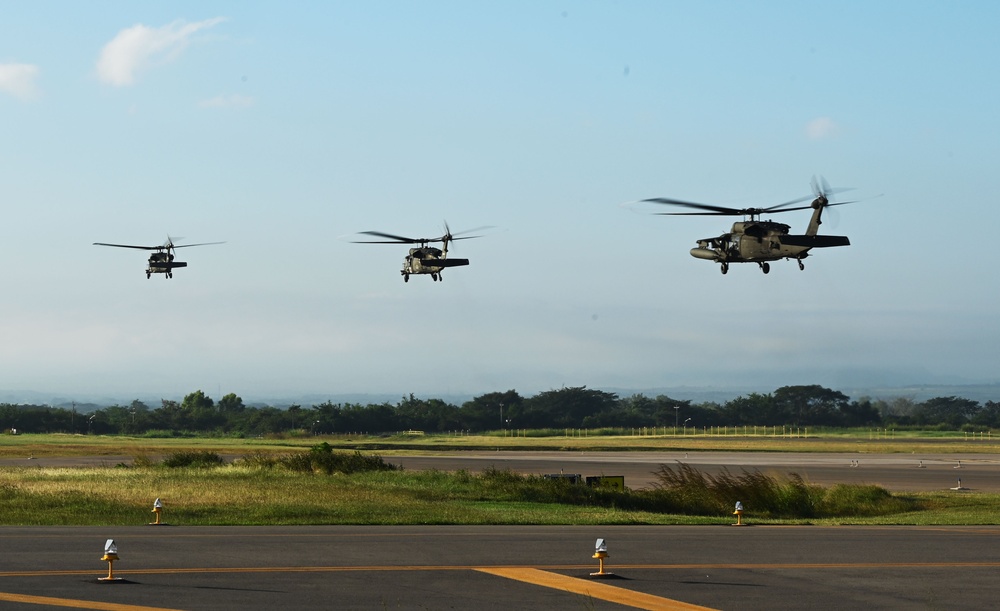 JTF-Bravo Aircraft Support U.S.–Panama Effort to Strengthen Interoperability in Jungle Training