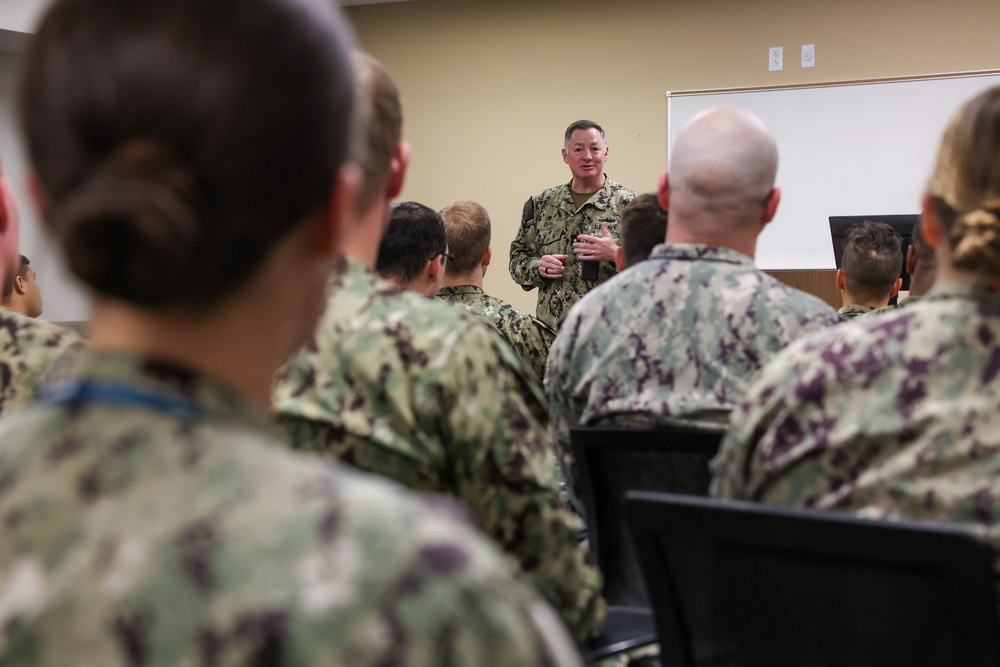 Surface Advanced Warfighting Schoolhouse (SAWS) all hands call