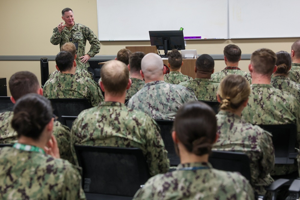 Surface Advanced Warfighting Schoolhouse (SAWS) all hands call