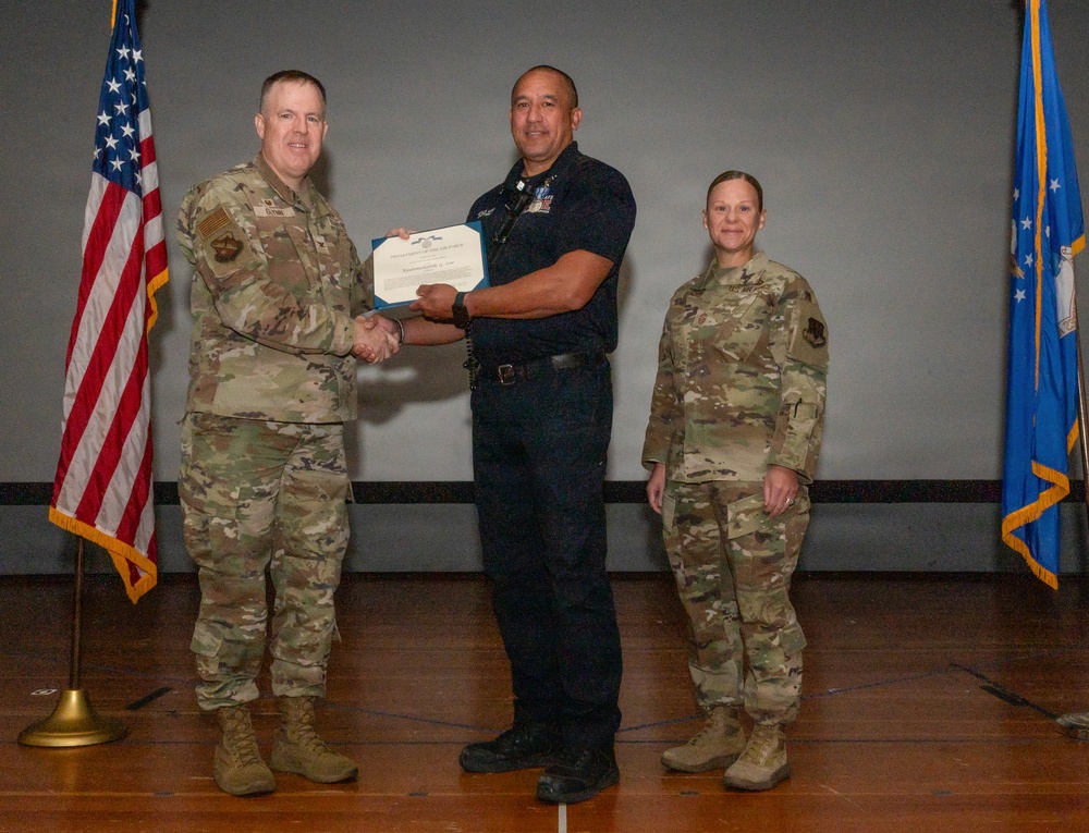 Recognizing excellence: 99th Air Base Wing 3rd quarter award ceremony